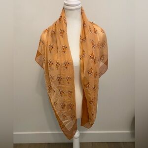 Tory Burch Fox Print Scarf